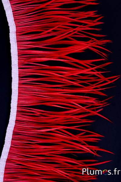Oie guirlande - long. des plumes 13-19 cm - rouge